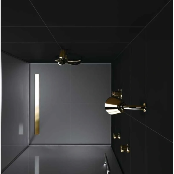 Душевой лоток BERGES B1 Keramik 90 см золото, золото - фото 3