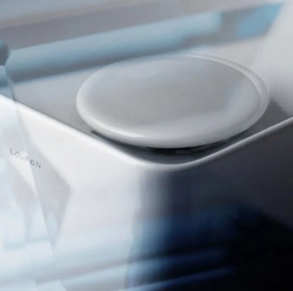 Донный клапан Laufen Accessories c керамической белой крышкой - фото 2