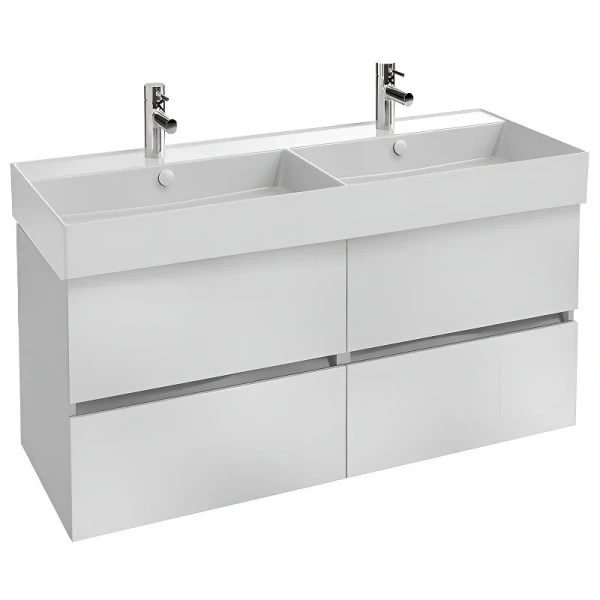 Тумба под раковину Jacob Delafon Tolbiac 120 см белая глянцевая