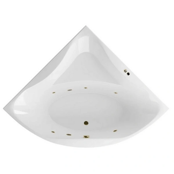 Ванна гидромассажная Excellent Glamour Soft 150 x 150 см, белый/бронза, WAEX.GLA15.SOFT.BR - фото 1