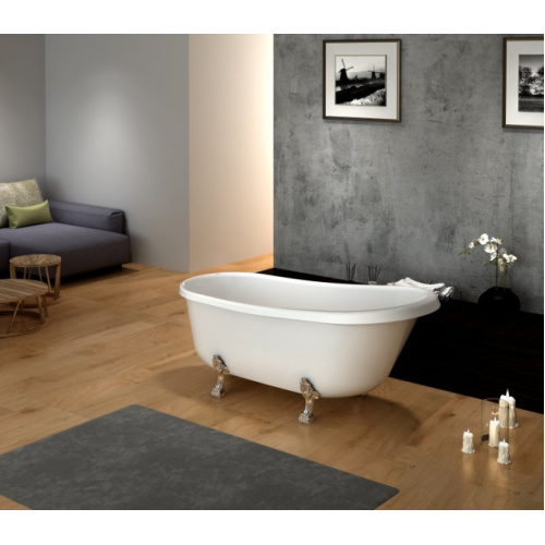 Ванна акриловая BelBagno 170х80 см белая - фото 2