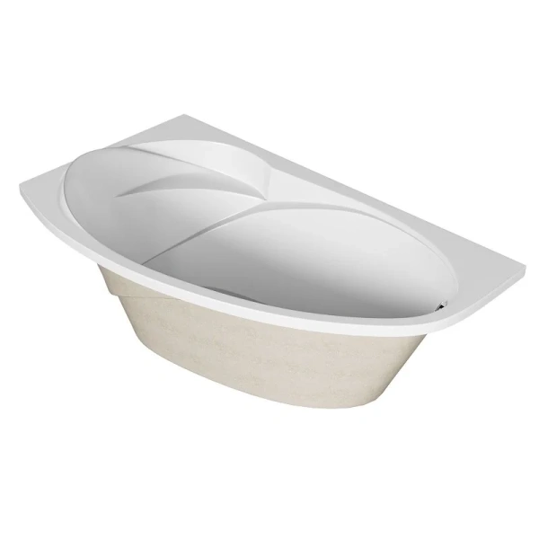 Ванна акриловая 1Marka Julianna Mg 01дж1595л/01дж1595п, 150 x 90 см, левая/правая, цвет белый, угловые, приставные, встраиваемые - фото 6