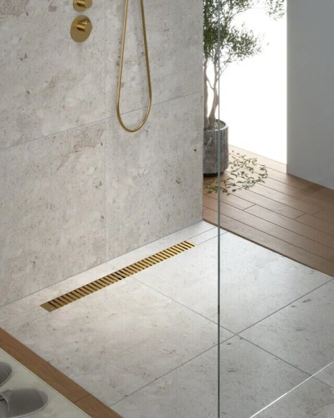 Душевой лоток Timo Drain Systems 70 см золото матовое - фото 4