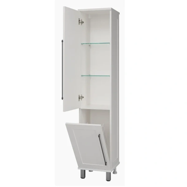 Шкаф-пенал напольный Misty Марта 35 см белый, левый index_1 - фото 10