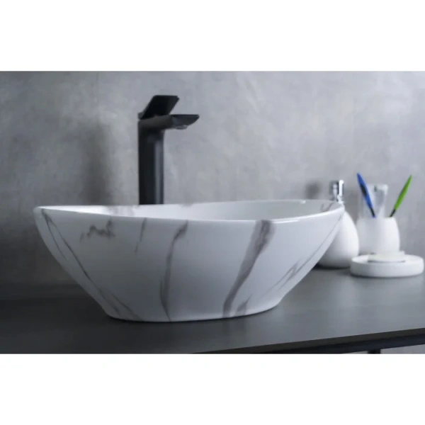 Раковина GID Lago Mnc138C 41 см под камень, 40 см - фото 6