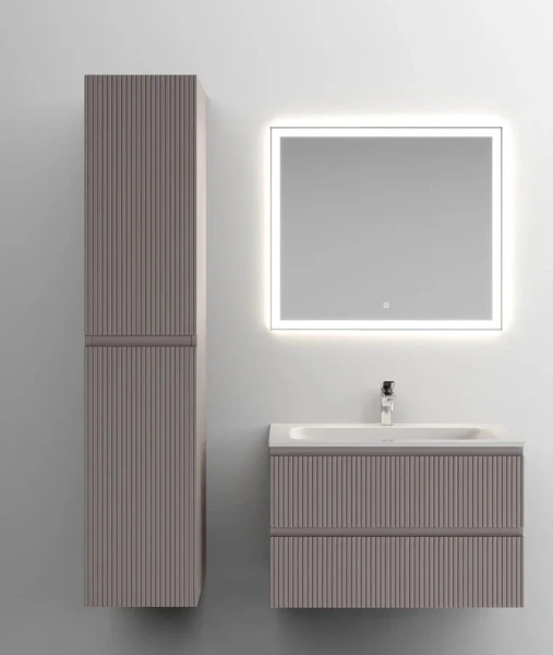 Тумба под раковину подвесная Sancos Snob T 100 см doha soft, моноблок - фото 5