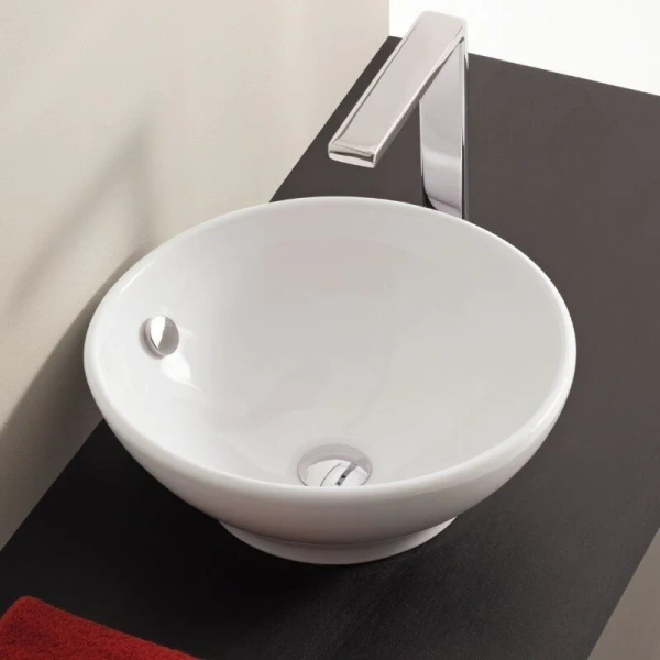 Раковина ArtCeram Fuori 1 43 см круглая, в форме чаши, круглой формы - фото 5