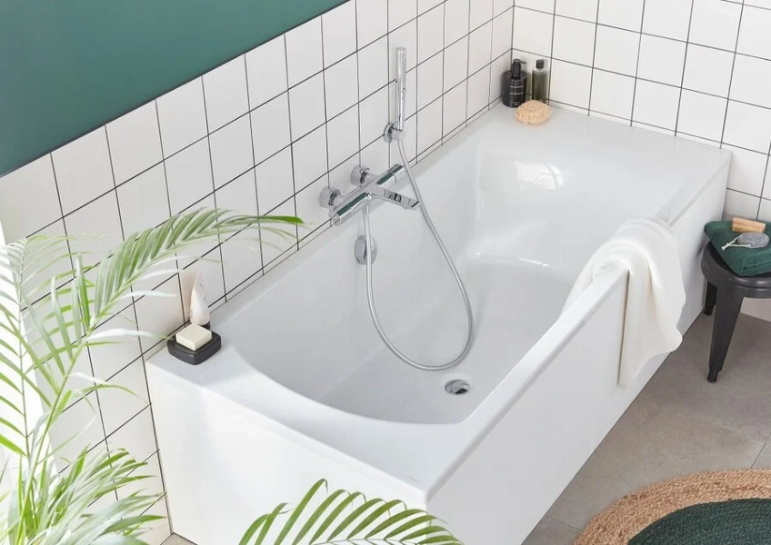 Ванна акриловая Jacob Delafon Ove E60143-00 180 х 80 см, белая, каркас в подарок - фото 3