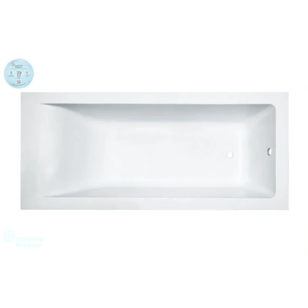 Ванна из искусственного камня Marmo Bagno Ницца 170х70 с каркасом MB-N170-70 - фото 1
