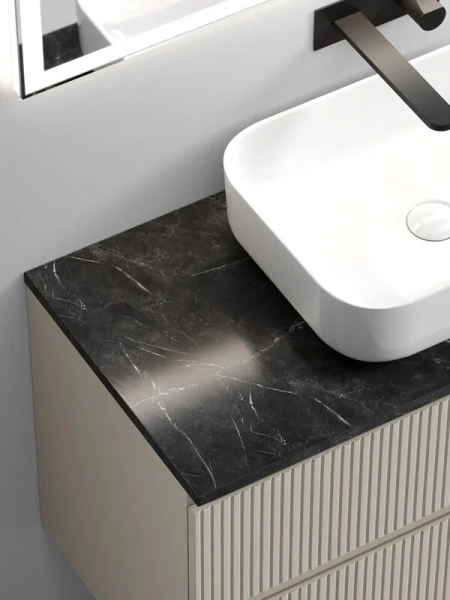 Столешница Sancos 100 см без отверстия под смеситель black sky, по запросу index_4 - фото 10