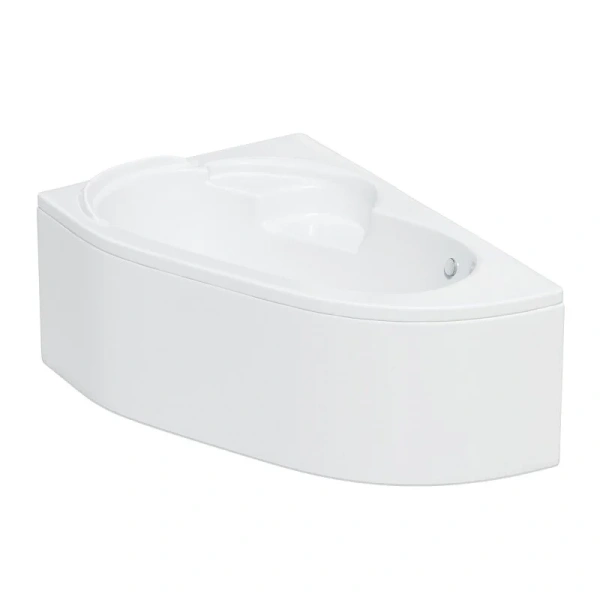 Ванна акриловая Corpa Nera Siena, CN05003WHR/CN05004WHL, 150 х 100 см, правая/левая, цвет белый, асимметричные - фото 5