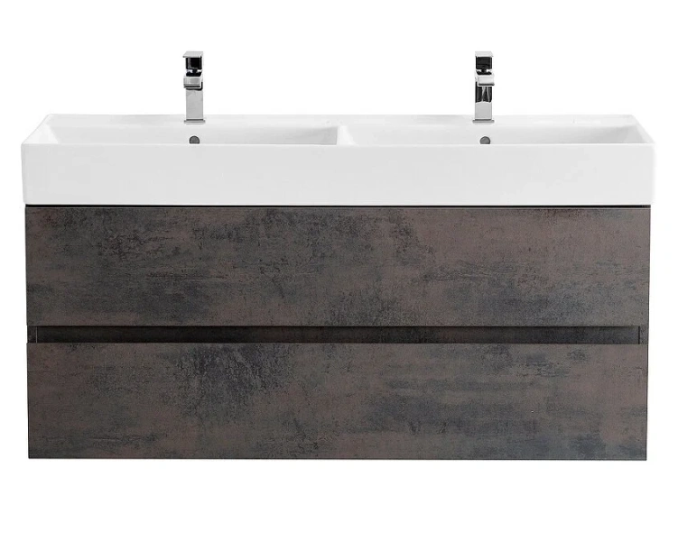 Тумба под раковину подвесная Cezares Molveno 120 см Ossido, современная, hi-tech - фото 3