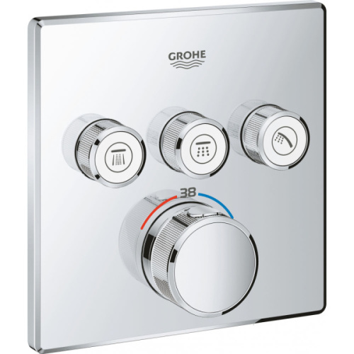 Душевой комплект Grohe Grohtherm SmartControl хром - фото 3