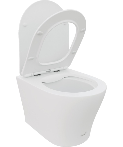 Унитаз подвесной Ceruttispa Adige белый матовый - фото 2