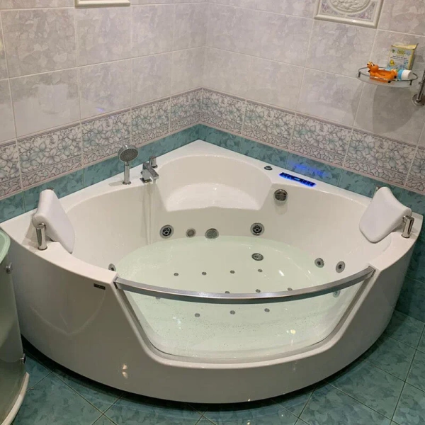 Ванна гидромассажная Frank F165, угловая, 150 x 150 x 60 см, 2019115, с гидромассажем - фото 5