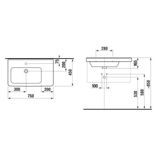 Раковина Jika Cubito 812421, 812422 - фото 3