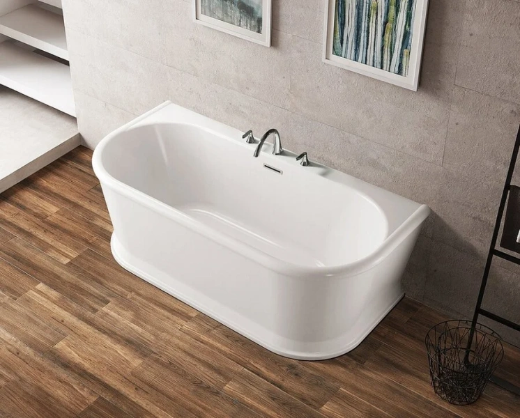 Ванна акриловая BelBagno 150х80 см белая - фото 1