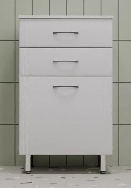 Тумба напольная Style Line Эко Стандарт ТН 50 см белый глянец - фото 1