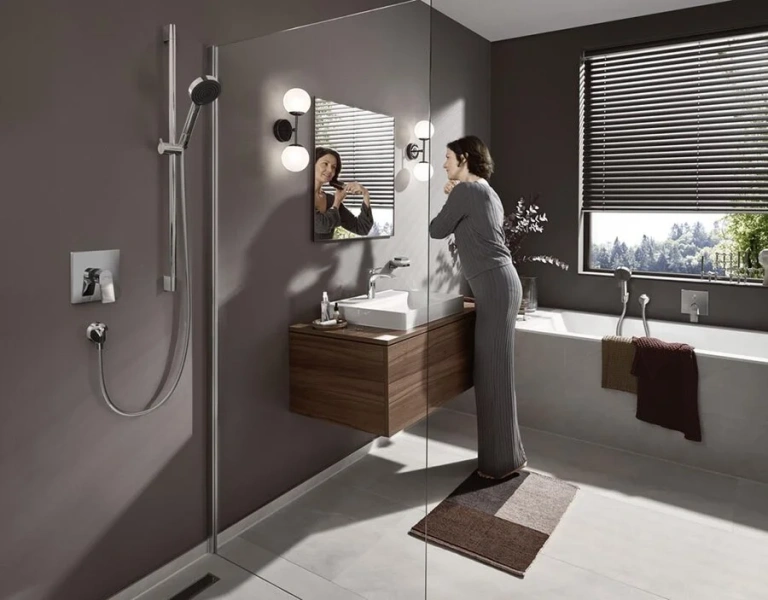 Смеситель для душа Hansgrohe Vivenis 75415 настенный, в наличии - фото 7