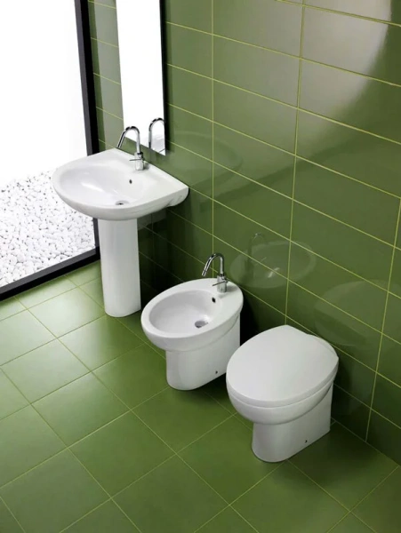 Унитаз напольный Hatria Erika Pro YXBR01 35х55 см, современные, hi-tech - фото 2