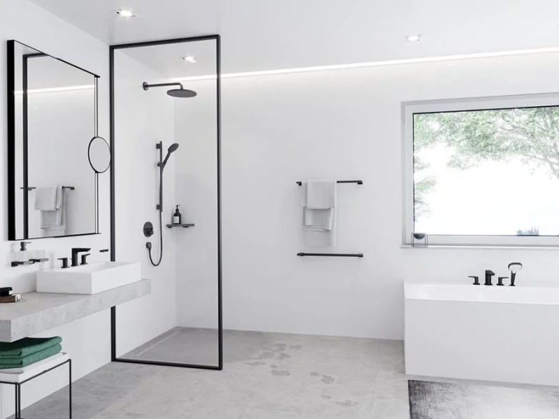Смеситель для душа Hansgrohe Shower Select S черный матовый - фото 3