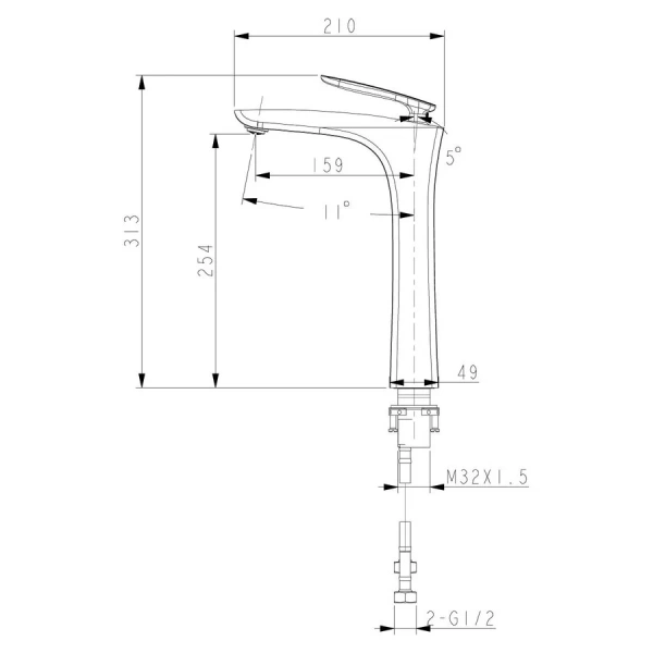Смеситель для  раковины, хром Lemark Bellario LM6809C - фото 2