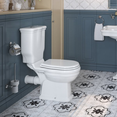 Унитаз компакт BelBagno Boheme BB115 с горизонтальным выпуском - фото 2