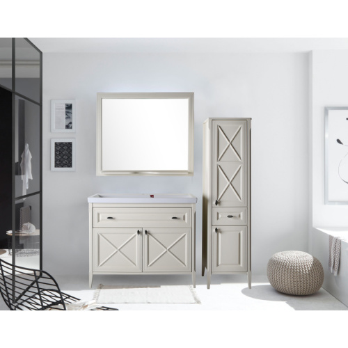 Зеркало ASB-Woodline Монте 100 см бежевое - фото 2