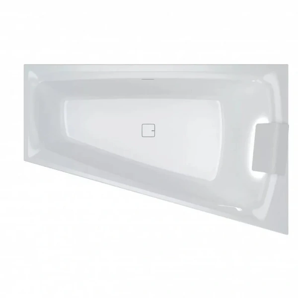 Акриловая ванна Riho Still Smart B101003005/B102003005, 170 x 110 см, подголовник с LED-подсветкой справа/слева, цвет белый - фото 1