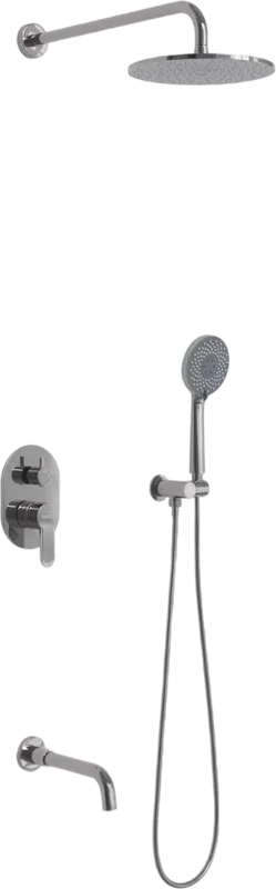 Душевой комплект BERGES Nardis хром сильвер - фото 1
