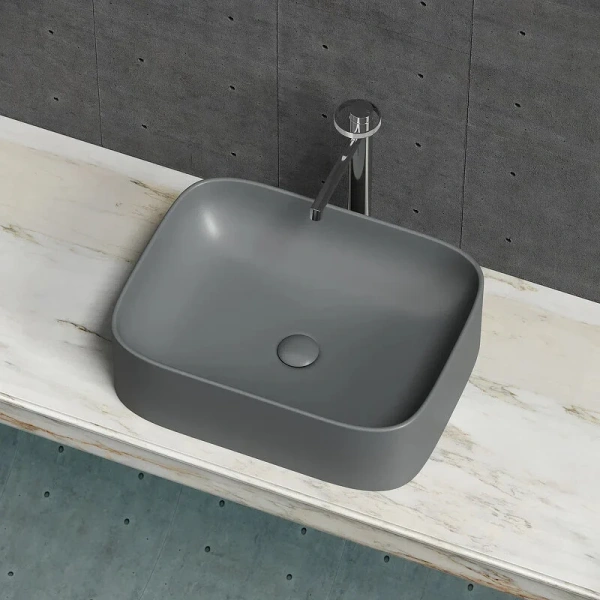 Раковина Ceramica Nova Element 50 см темный антрацит, 50 см - фото 6