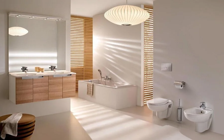 Раковина подвесная Jacob Delafon Struktura 120 см двойная, белая - фото 3