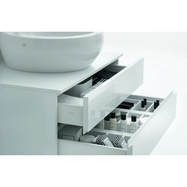 Тумба под раковину подвесная Laufen Ilbagnoalessi One 80 см белый глянец - фото 3