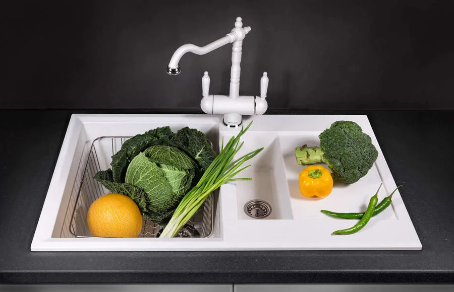 Мойка для кухни Omoikiri Sakaime 86-2-WH 86 см белая, врезные - фото 2