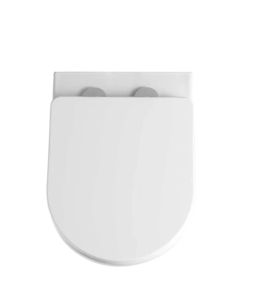 Унитаз подвесной Акватек Гелиос безободковый, белые - фото 6