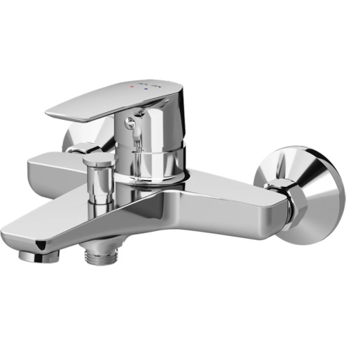 Ванна акриловая AM.PM Gem 150х70 см с каркасом, шторкой, душевой стойкой и смесителем, без гидромассажа, со шторкой, маленькие - фото 6