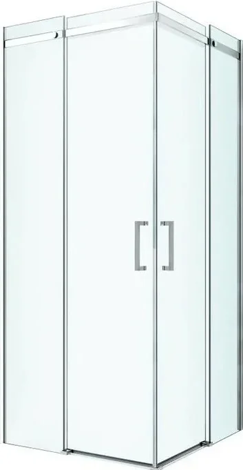 Душевой уголок BERGES Melita 90x90 см профиль хром сильвер - фото 2