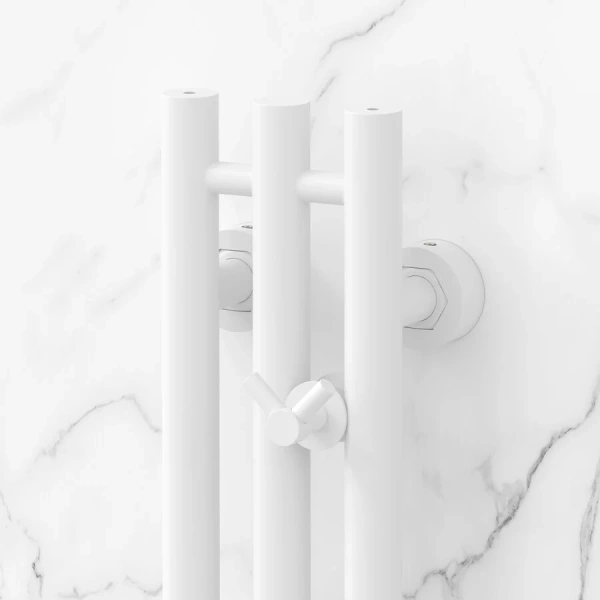 Полотенцесушитель водяной Сунержа Терция PRO 10х120 см белый матовый - фото 4
