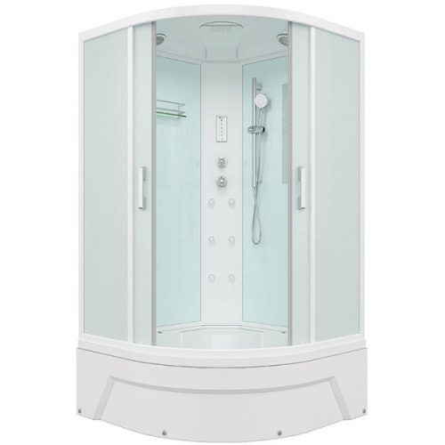 Душевая кабина Erlit Comfort 120х120 см стекло матовое - фото 1