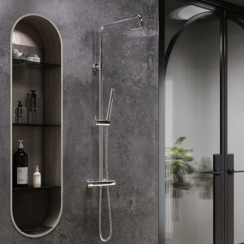 Душевая стойка Damixa Scandinavian Pure 936800 с термостатом - фото 2