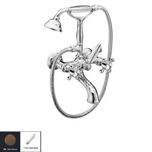 Смеситель для ванны, ручка 78 P. Mont Blanc Anticata, Nicolazzi D.Anglaises 1401