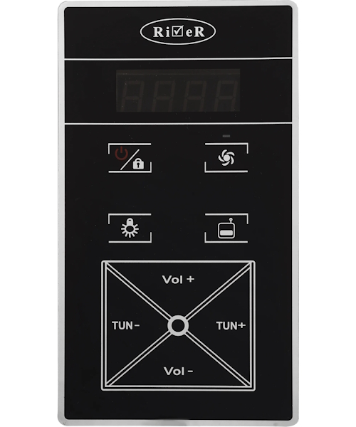 Душевой бокс River Sena 150x70 см с поддоном стекло тонированное - фото 3