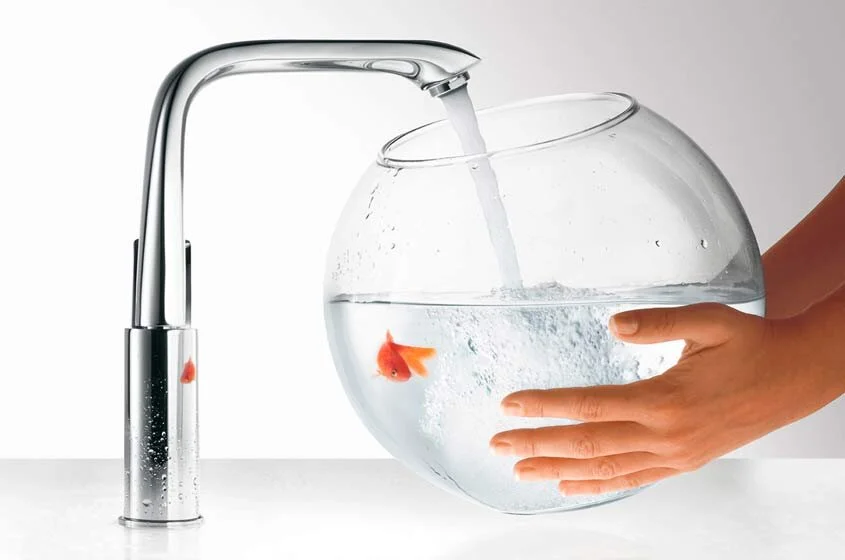 Смеситель для раковины Hansgrohe Metris высокий - фото 3