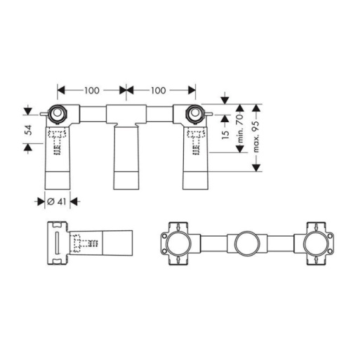 Смеситель для раковины Axor Urquiola 11043000 - фото 3