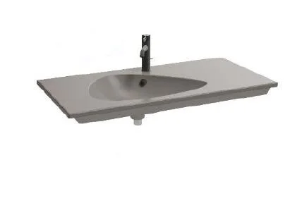 Раковина Jacob Delafon Nouvelle Vague 120 см кашемир - фото 4