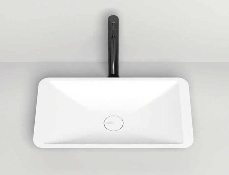Раковина Salini Callista 03 57 см белый матовый - фото 4