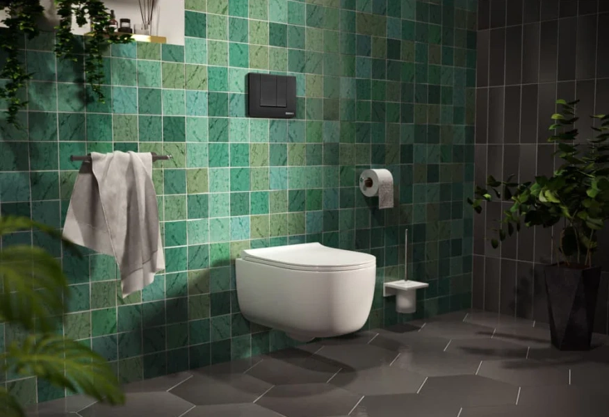 Клавиша смыва BERGES Novum S5 черная Soft Touch, в наличии - фото 2