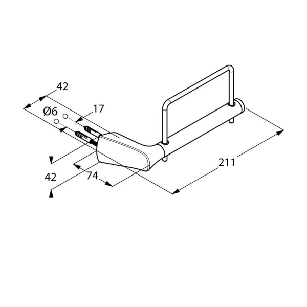 Бумагодержатель Kludi Ambienta хром - фото 3