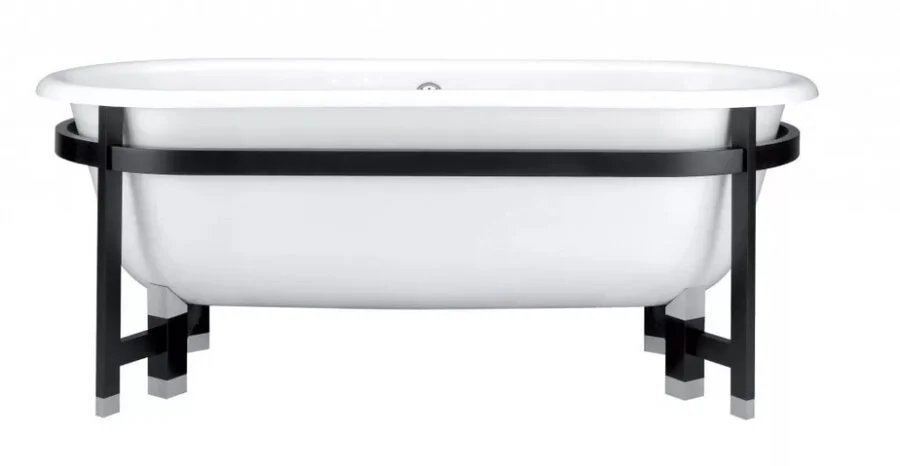 Ванна чугунная Jacob Delafon Cleo Tellieur E2945-00, 175 х 80 см на раме из массива бука - фото 2