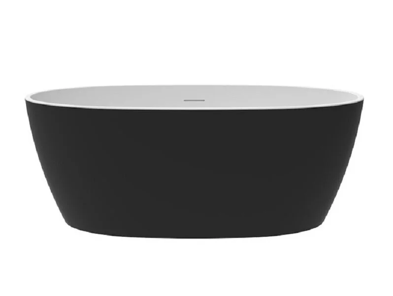 Ванна акриловая Corpa Nera Bosso CN130104, 170 х 76 см, черный матовый, овальные - фото 5